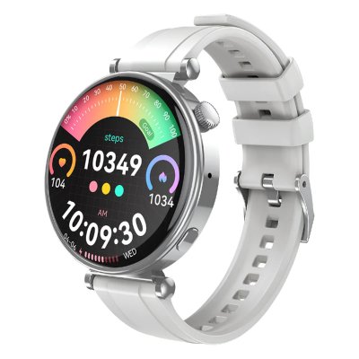 GENERIQUE Montre Connect&eacute;e Sport avec Ecran AMOLED et Suivi Pr&eacute;cis Etanche IP68 XO Argent