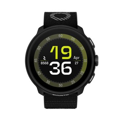 SUUNTO Montre connect&eacute;e sport GPS -  RUN ALL BLACK - Amoled - Altim&egrave;tre 