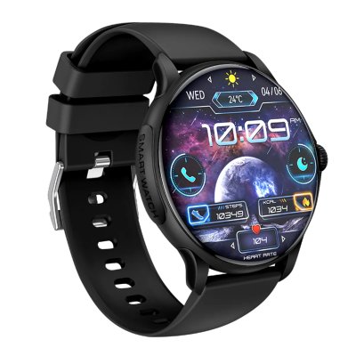 GENERIQUE Montre Connect&eacute;e Suivi Sant&eacute; et Sport avec &Eacute;cran AMOLED &Eacute;tanche IP68 Noir - Neuf