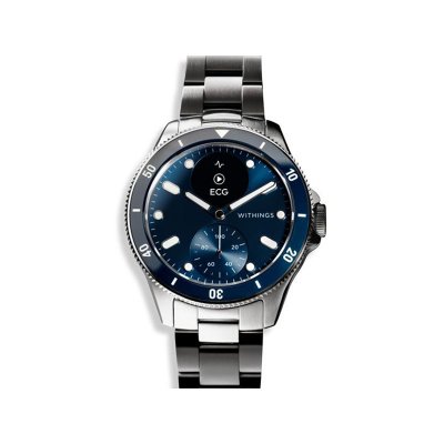 Montre connect&eacute;e Withings ScanWatch Nova 42mm bleu