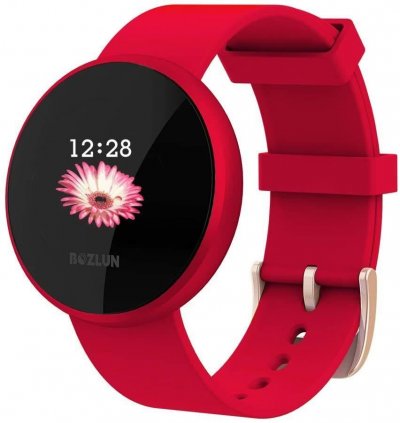 CHRONUS Montre connect&eacute;e ZNSBL Etanche Fitness Tracker-Rouge- 