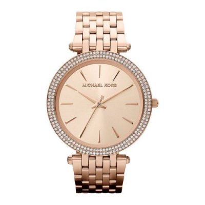 MICHAEL KORS Montre Darci Dor&eacute; Rose de  avec cristaux, MK3192