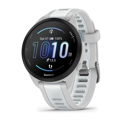 GARMIN Montre de sport  forerunner 165 music gris mist blanc whitestone