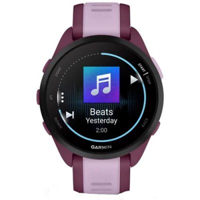 GARMIN Montre de sport  forerunner 165 music rouge berry violet lilac