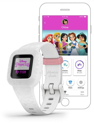 GARMIN Montre enfant  vivofit 3 disney princesses