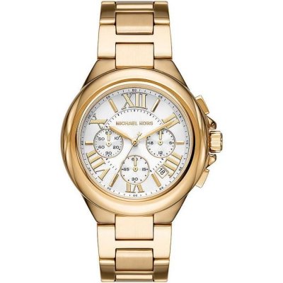 MICHAEL KORS Montre Femme Camille Argent&eacute; MK7270 Jaune 