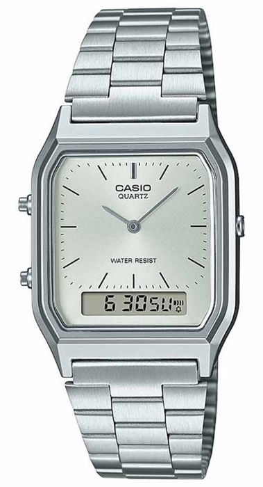 CASIO Montre Femme  AQ-230A-7AMQYES - Bracelet Acier Argent