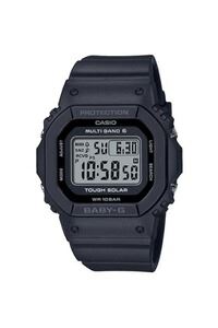 CASIO Montre Femme  BGD-5650-1ER - Bracelet R&eacute;sine Noir