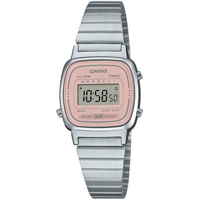 CASIO Montre femme  LA670WEA-4A2EF - Bracelet Acier Argent