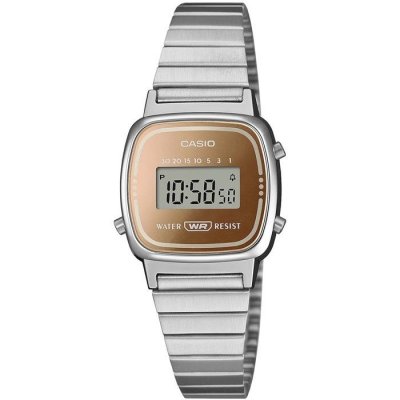 CASIO Montre Femme  LA670WES-4AEF - Bracelet Acier Argent