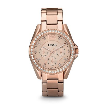 FOSSIL Montre femme  riley es2811 or rose
