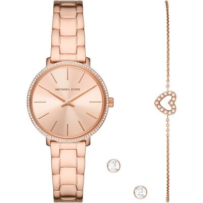 MICHAEL KORS Montre Femme Pyper Dor&eacute; rose MK1040 Rose 
