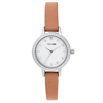 TRENDY KISS Montre femme  Constance - TC10135-01 Bracelet Cuir Marron