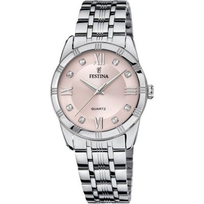 FESTINA Montre  F16940/c Rose, Bracelet Acier Inoxydable, Femme