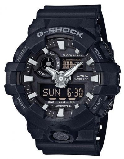 CASIO Montre Ga-700-1Ber  Noir 