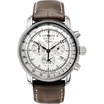 ZEPPELIN Montre Homme 100 Ans Argent&eacute; Z-7680-1 Noir 