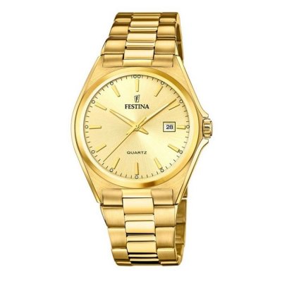 FESTINA Montre Homme Classique Dor&eacute; F20555/3