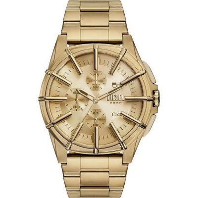 DIESEL Montre Homme  Framed - DZ4659 Bracelet Acier Dor&eacute;