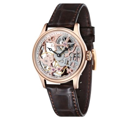 Montre homme Earnshaw BAUER ES-8049-03 automatique - cadran or rose