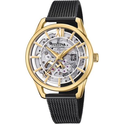 FESTINA Montre Homme  AUTOMATICO F20632-1 - Bracelet Acier Gris