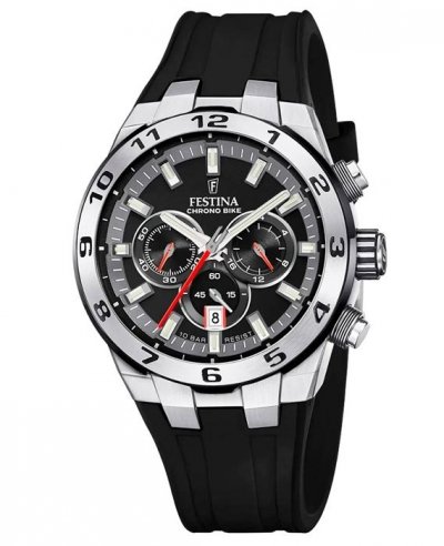 FESTINA Montre Homme  - F20671-6 Bracelet R&eacute;sine Noir