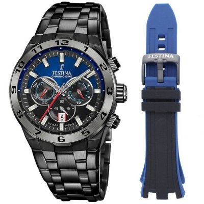 FESTINA Montre Homme  - F20673-1 Bracelet Acier Noir