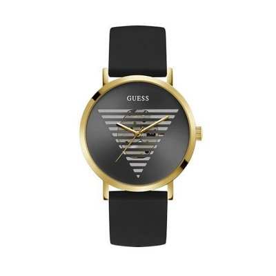 GUESS Montre Homme  MENS TREND GW0503G1 - Bracelet Silicone Noir