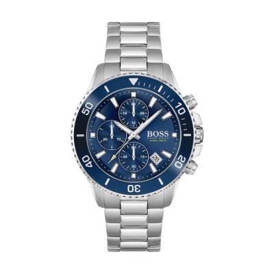 BOSS Montre Homme HUGO  BLACK ATHLEISURE en Acier Gris 232799 