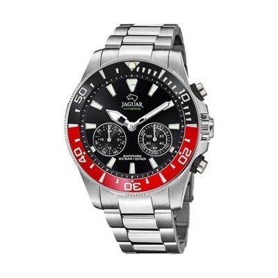JAGUAR Montre Homme  J888/3 Noir Argent&eacute;