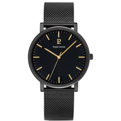 PIERRE LANNIER Montre Homme  Essential - 218F439 Bracelet Acier Noir