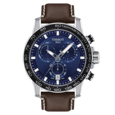 TISSOT Montre Homme Supersport Bleu T1256171604100 Gris 