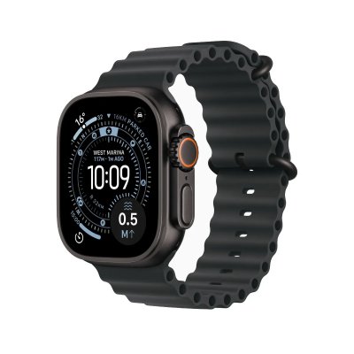 Montre intelligente apple mf0j4qla noir light blue 49 mm