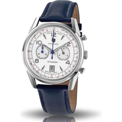 LIP Montre  ""HIMALAYA 40 pouces Blanc argent&eacute; - 671593 40 mm 