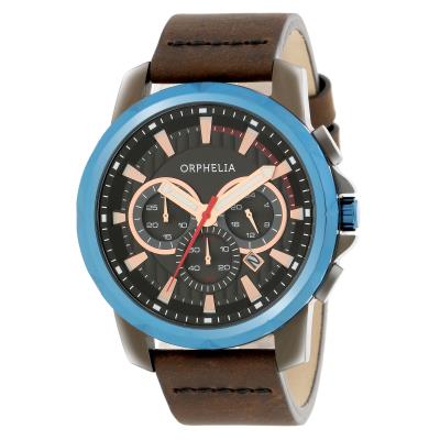 ORPHELIA Montre  Five senses-81501 en Cuir Marron