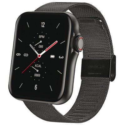 SMARTY2.0 Montres mixtes Smarty Montres STANDING SW022F - Bracelet Acier Noir