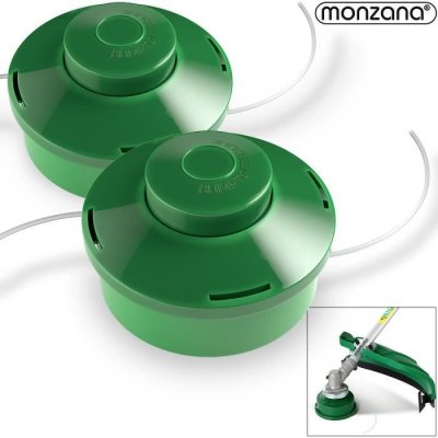 MONZANA  - 2x T&ecirc;te de coupe bobine 2 fils pour Outil multifonctions Coupe-bordures Jardin