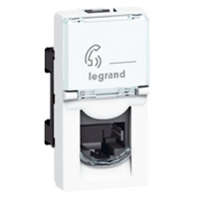 LEGRAND Mosaic 22,5x45 1 rj45 cat6 ftp 