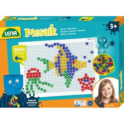 LENA Mosaic set transparent 260 pcs