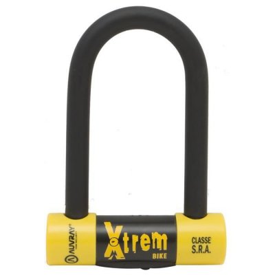 AUVRAY Motodak Antivol Velo u 80 x 150mm  xtrem Bike Noir 1.43 kg (SRA)