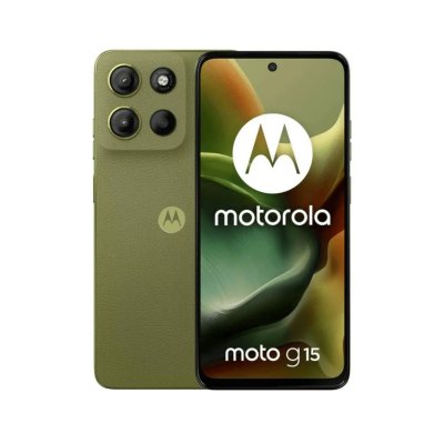 MOTOROLA  Moto G15 4G 4 Go/128 Go Vert (Iguana Green) Double SIM