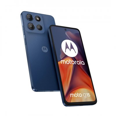 MOTOROLA  Moto G15 4G 8 Go/128 Go Bleu (Sea Blue) Double SIM 