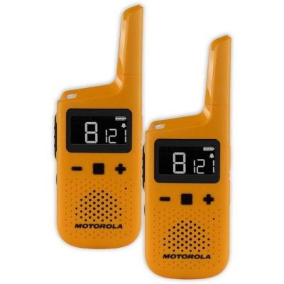 MOTOROLA  talkabout t72 pack 2 walkie talkie 8km amarillos
