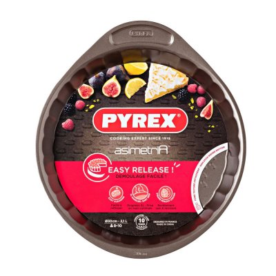 PYREX Moule &agrave; tarte  m&eacute;tal diam 30 cm Asimetria Multicolore 