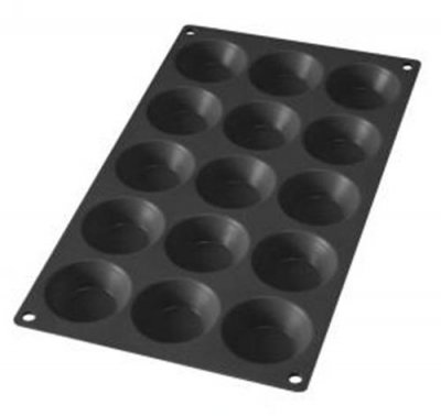LEKUE Moule Gourmet &Agrave; Tartelettes De 15 Cavit&eacute;s De Couleur Noire
