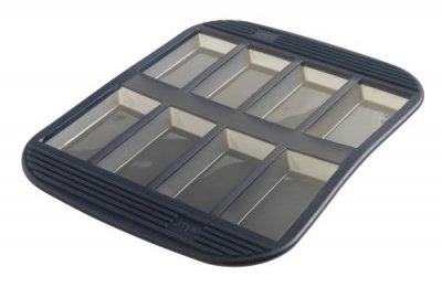 MASTRAD Moule pour 8 financiers en silicone -  - Gris - Silicone