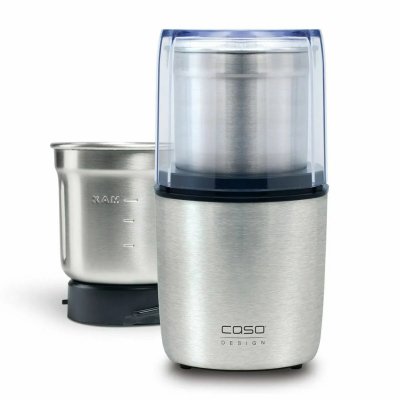 CASO Moulin &agrave; caf&eacute;  1831 noir argent&eacute; acier 200 w