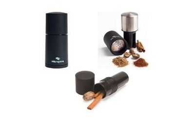 MICROPLANE Moulin a epices 2 en 1 soft touch et inox -