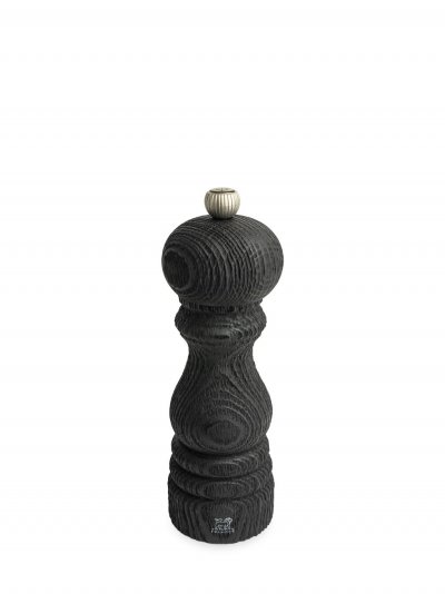 PEUGEOT Moulin &agrave; poivre manuel Paris nature black bois upcycl&eacute; noir 18 cm Noir 