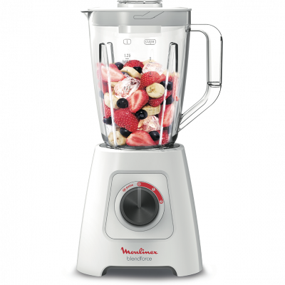 Moulinex LM420110 blender 2 L M&eacute;langeur de table 600 W Blanc