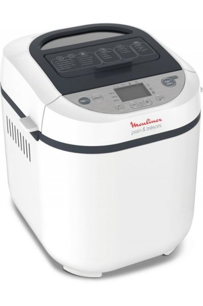 MOULINEX  Pain & Tr&eacute;sors OW250110 - Machine &agrave; pain - blanc/gris 
